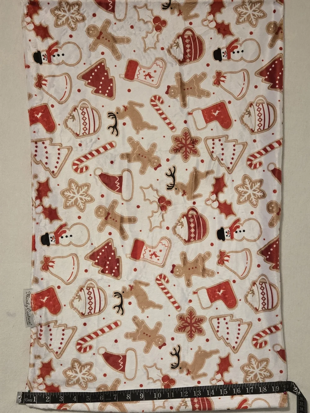 Minky Couture Holiday Themed Pillow Case, 20x30, Queen Size, Soft And Clean